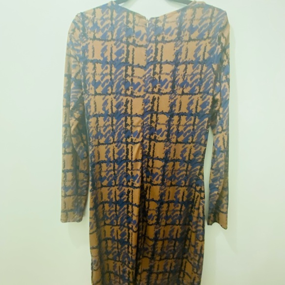 Brown Blue Michael Kors Dress - Picture 4 of 8